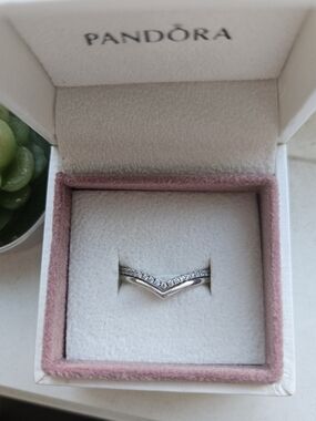 Pandora Wishbone Ring Set